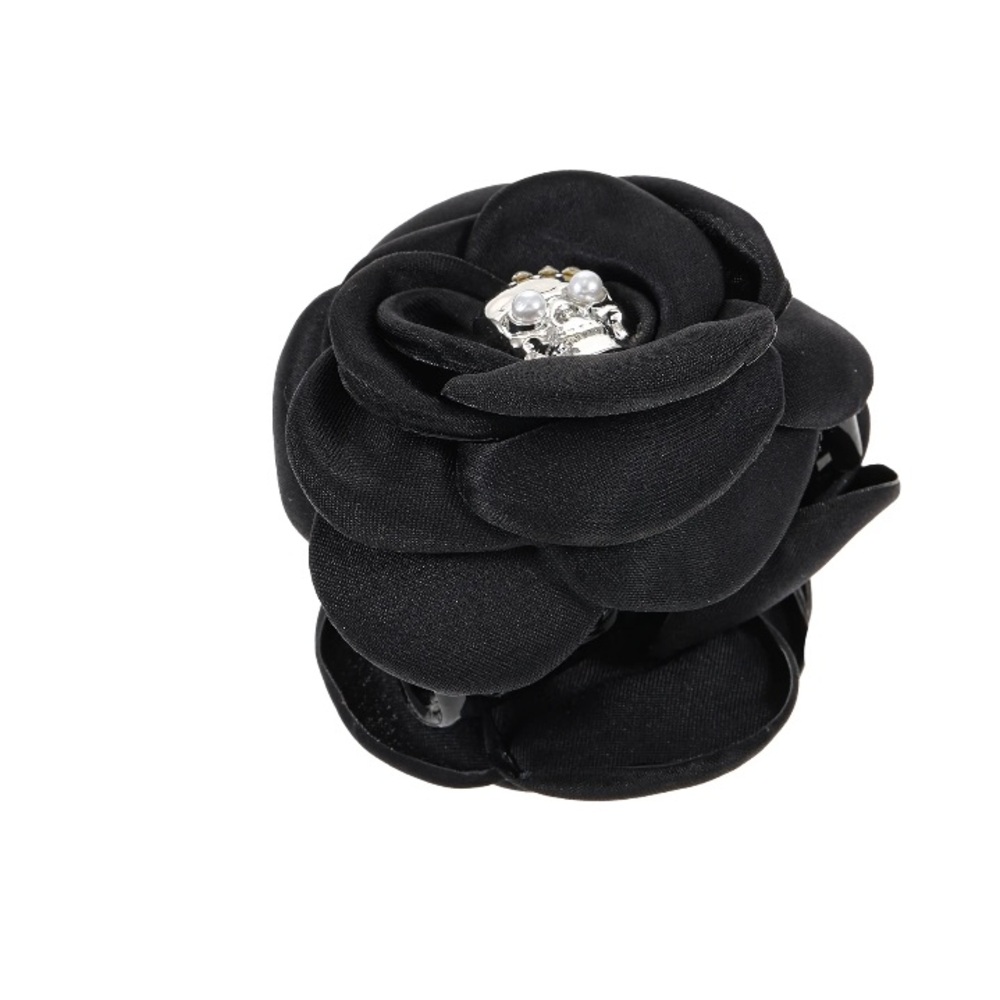 Way to Celebrate Halloween Black Rose Claw Clip